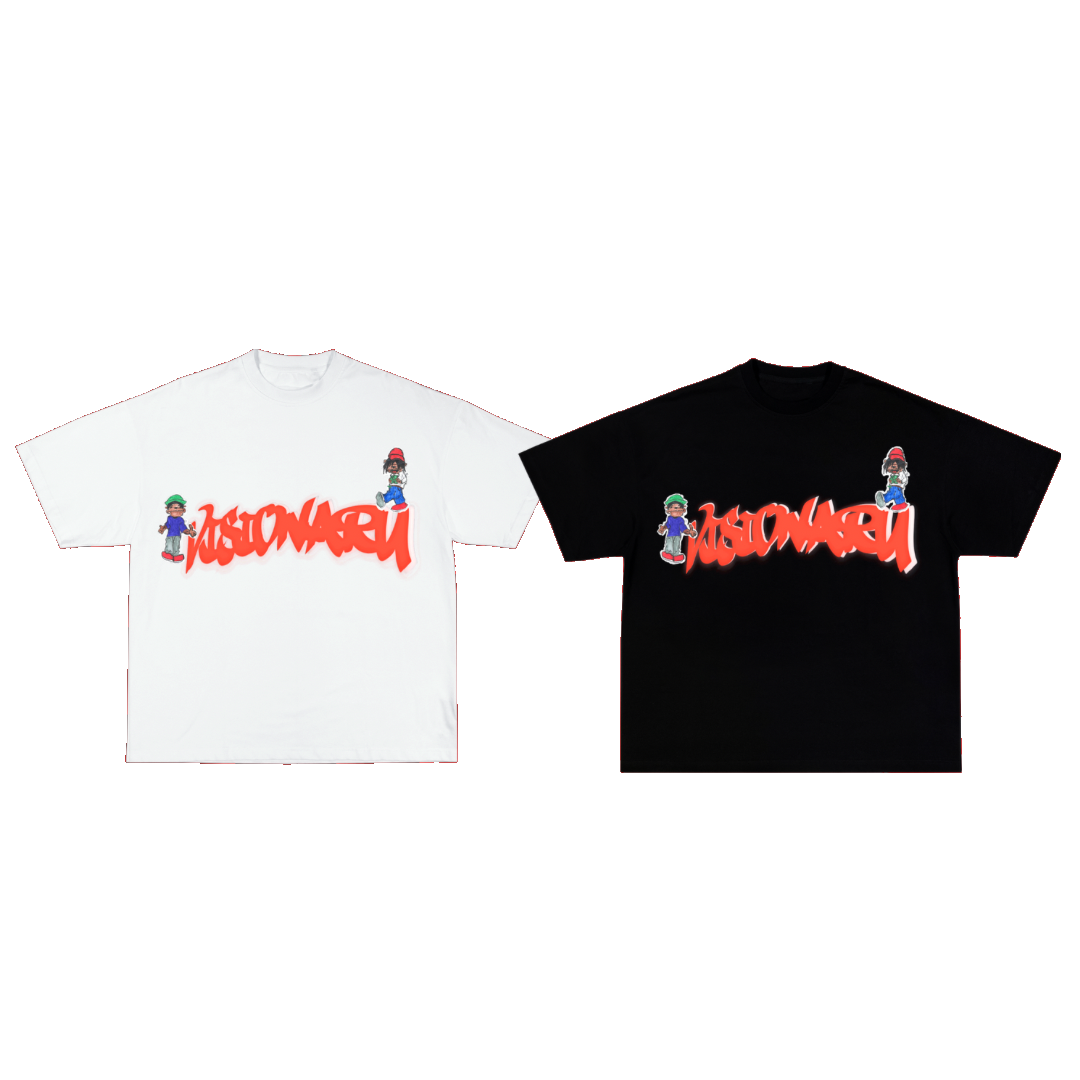 Visionary Twin Dogs Tee