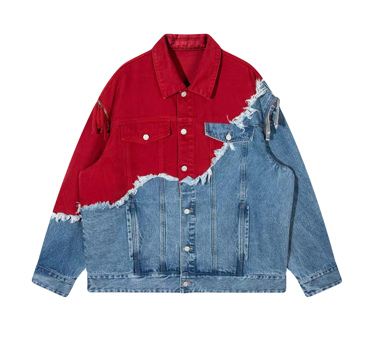 Visionary RvB Split Denim Jacket
