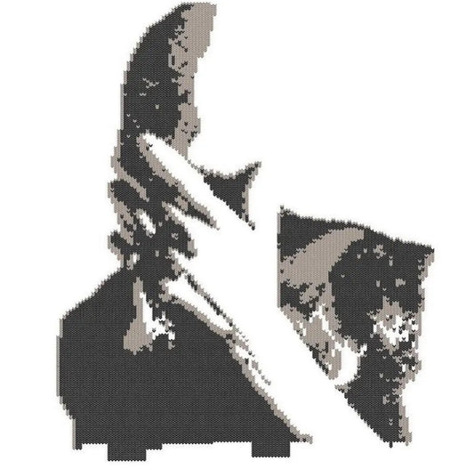 Visionary Blonde Digi Camo Knit