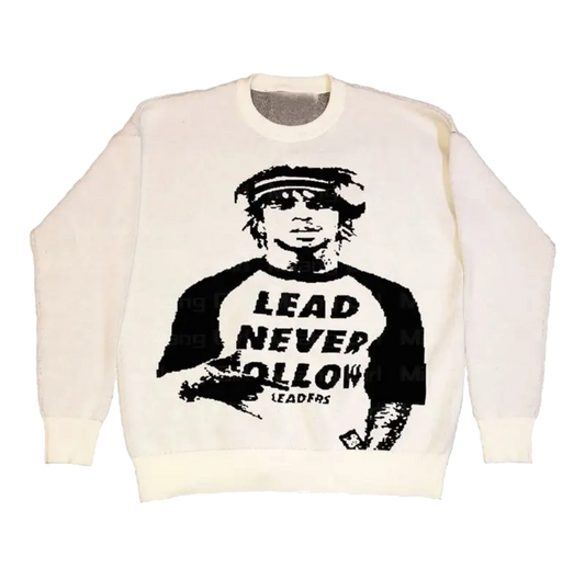 Visionary Lead Never Follow Knit
