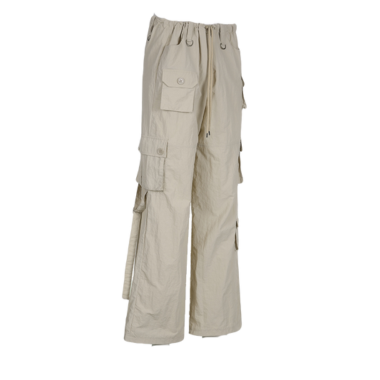 Visionary Unisex Baggy Cream Cargos Basics