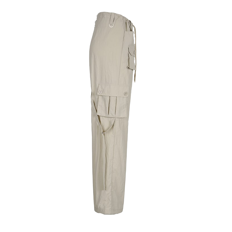 Visionary Unisex Baggy Cream Cargos Basics