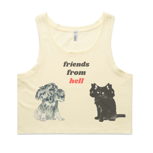Visionary Friends From Hell Crop Top