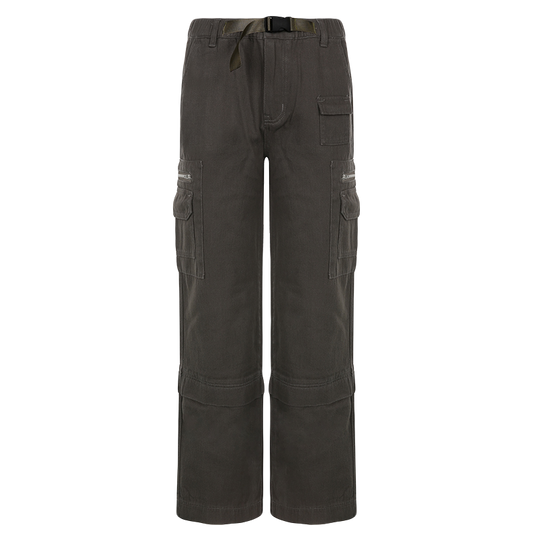 Visionary Womens Grey Cargos Pants Basics