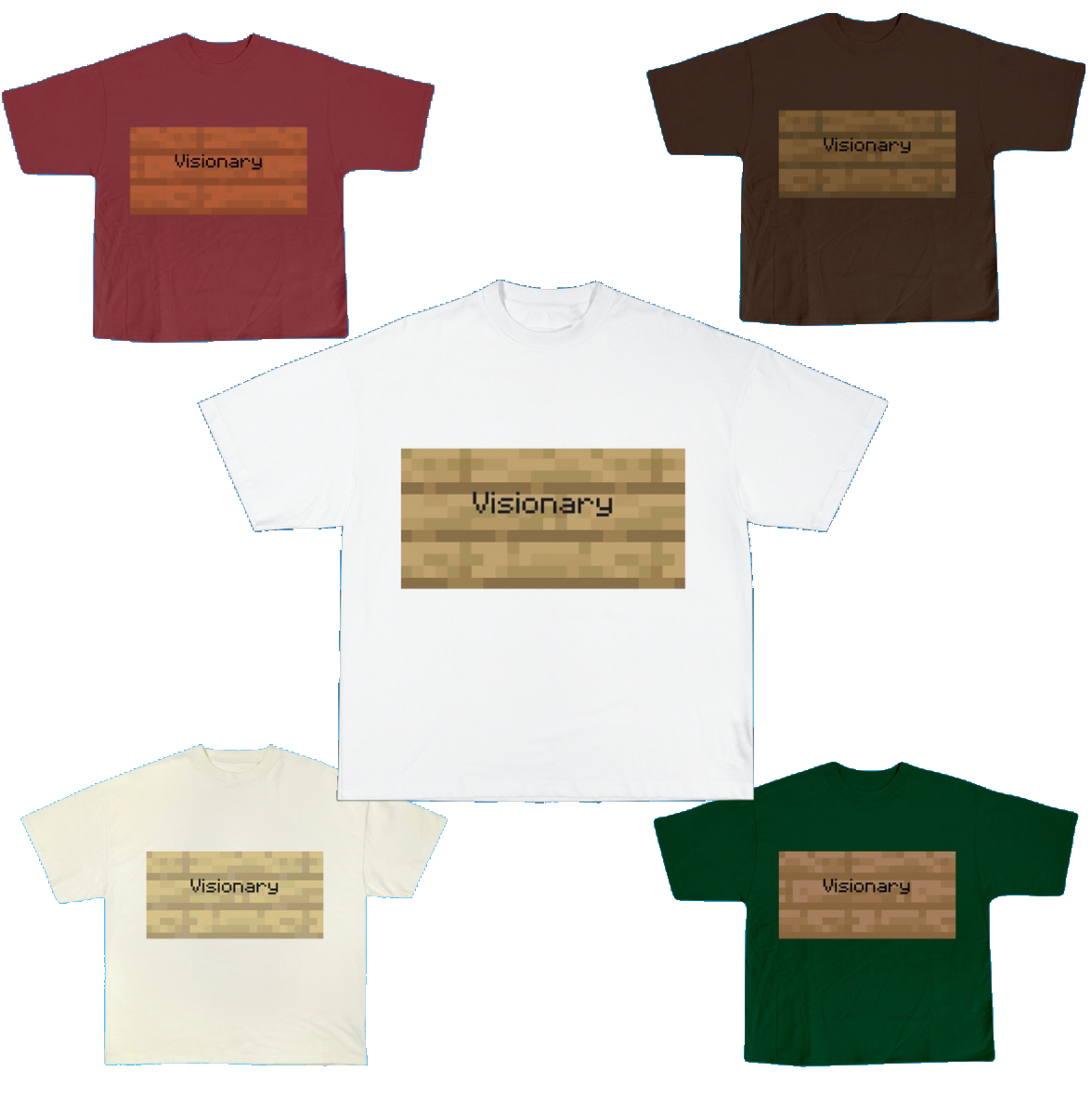 Visionary Minecraft Signs Tees